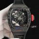 swiss replica Richard Mille RM055 Bubba Watson carbon fiber case rubber strap watch (5)_th.jpg